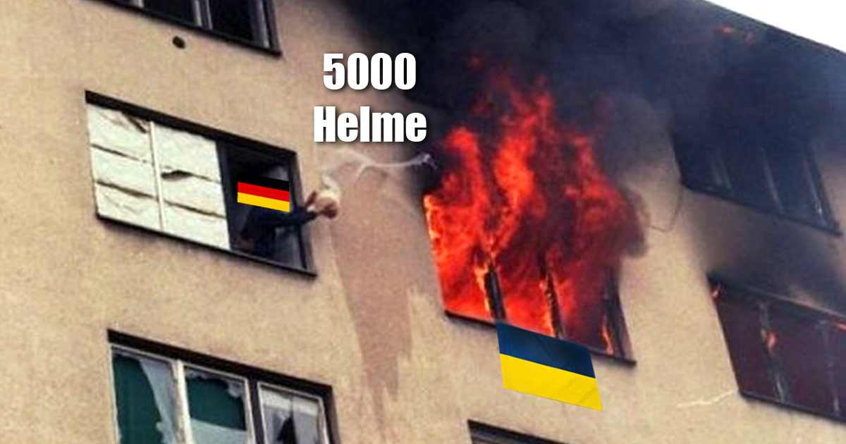 Noktara - 5000 Helme- Ukraine bedankt sich für Deutschlands tatkräftige Hilfe