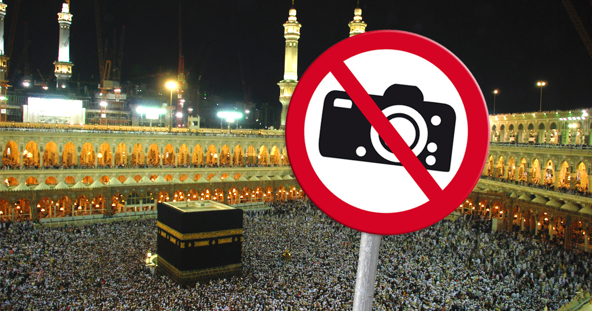 Absolutes Kameraverbot: Peitschenhiebe für Fotos in Mekka