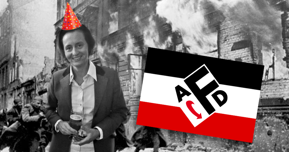 AfD feiert feuchtfröhliche Reichskristallnacht
