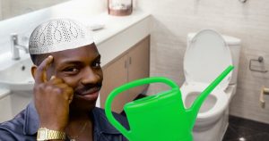 Noktara - Alternative zu Klopapier - Muslim kauft sich einfach eine Gießkanne