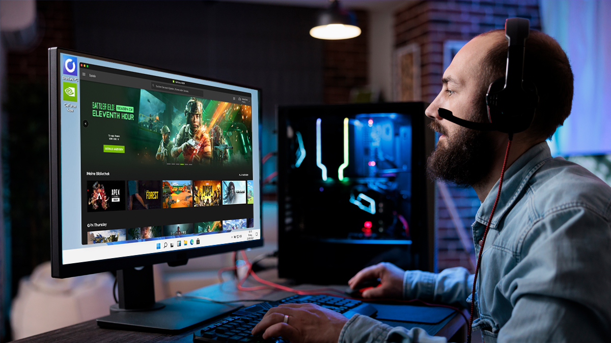 Noktara - Cloud Gamer nutzt Shadow PC, um über GeForce NOW zu zocken