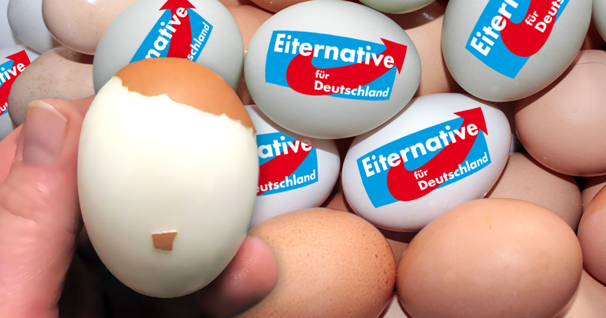 Eiternative für Deutschland fordert Verbot von braunen Eiern