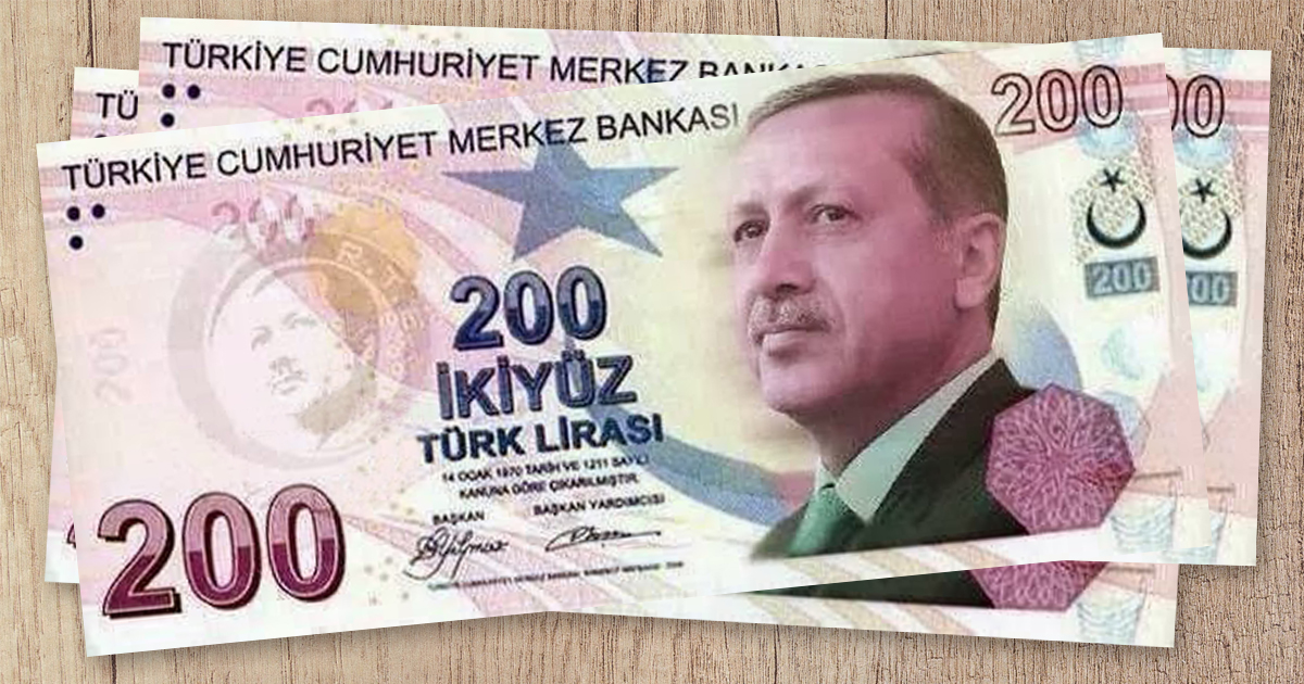 Erdogan Prasentiert Neue Geldscheine Mit Seinem Portrait Noktara De