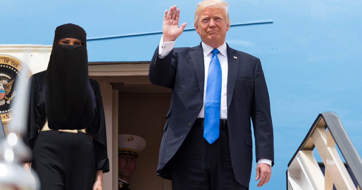 Noktara - First Lady Melania Trump mit Niqab