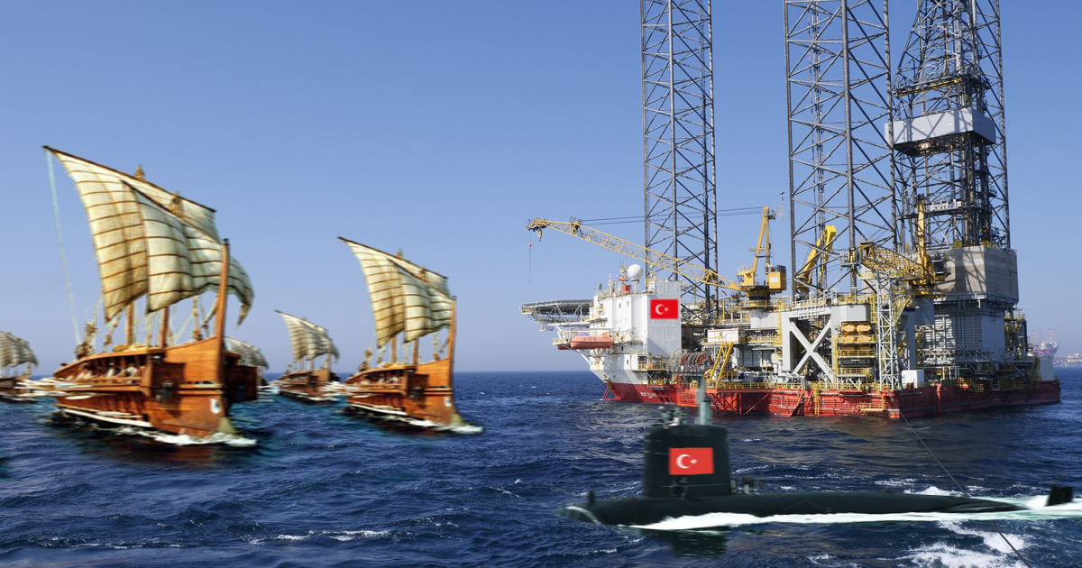 Noktara - Griechenland entsendet Galeeren zu türkischer Erdgas-Bohrinsel