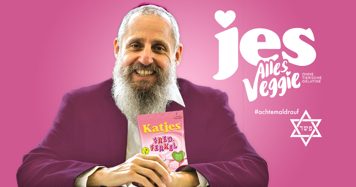 Katjes wirbt mit jüdischem Rabbi für koschere Fruchtgummis