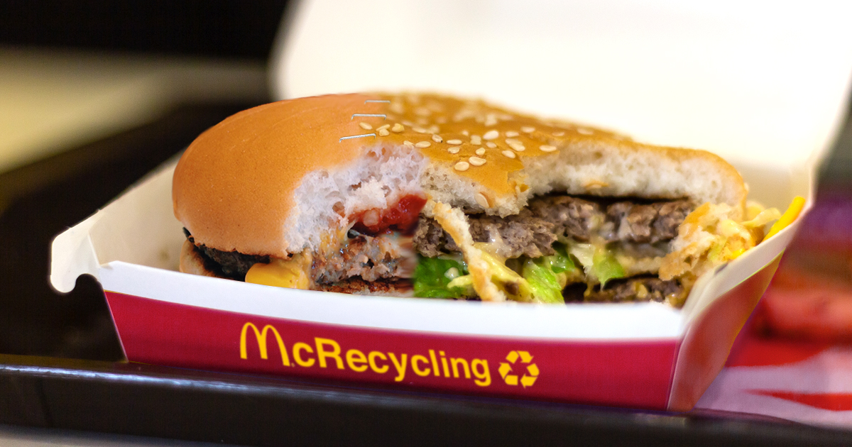 Noktara - McDonald's präsentiert Burger aus zusammengetackerten Resten