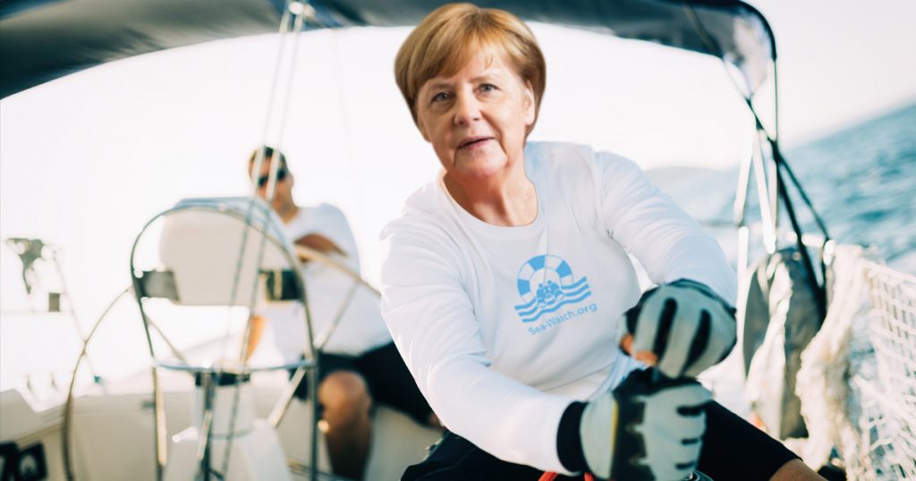 Noktara - Merkel tritt Sea-Watch bei und nimmt Seenotrettung in die eigene Hand
