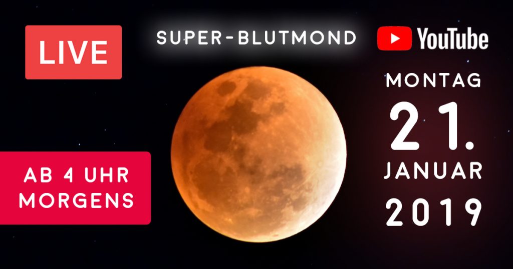 Noktara - Mondfinsternis 2019 - Bewundere den Super-Blutmond LIVE auf YouTube