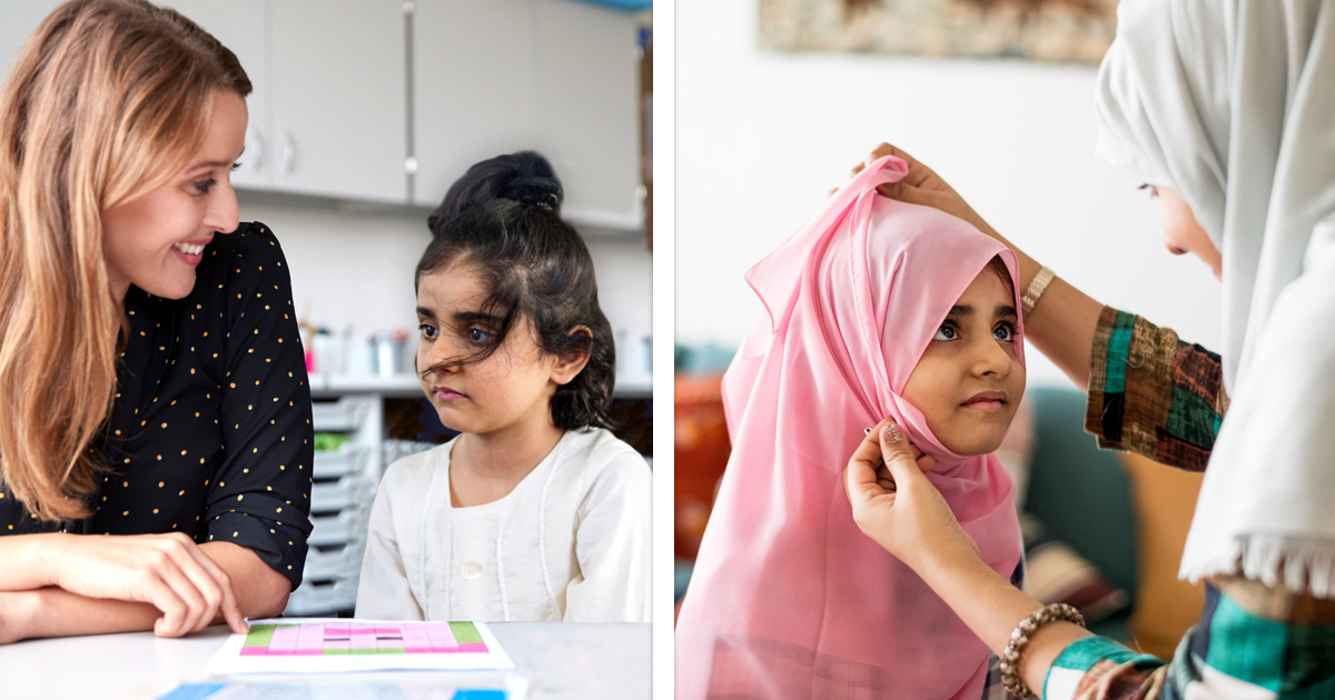 Noktara - Muslimisches Mädchen verunsichert, ob sie Schule oder Eltern gehorchen soll