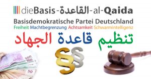 Noktara - Querdenker-Partei dieBasis wegen Markenrechtsverletzung von al-Qaida verklagt