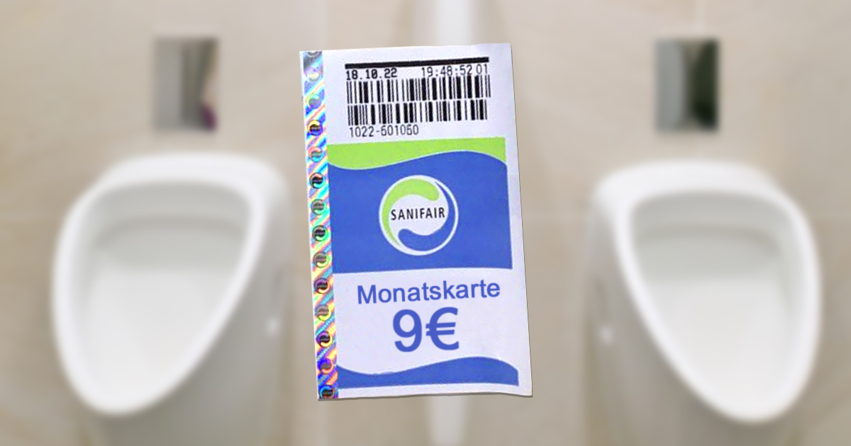 Noktara - Sanifair erhöht Preise auf 9 Euro und bietet dafür eine Monatskarte