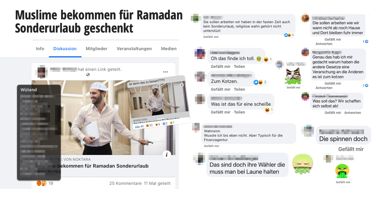 Noktara - So reagieren Wutbürger auf Sonderurlaub im Ramadan