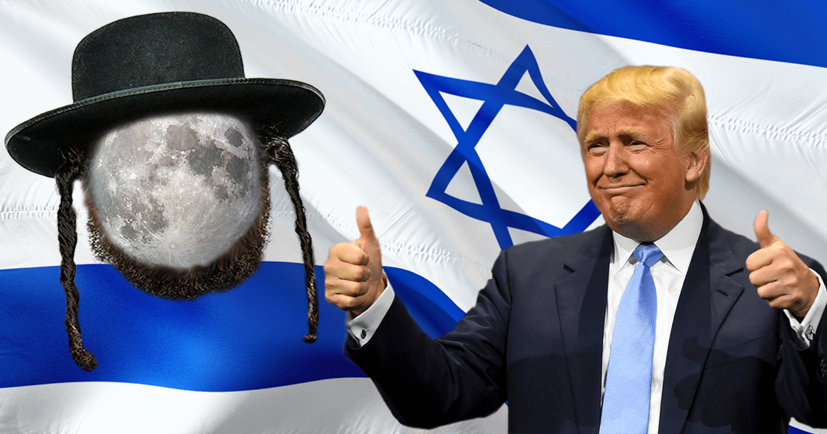 Noktara - Trotz gescheiterter Mondlandung- Trump erkennt Mond zu Israel an