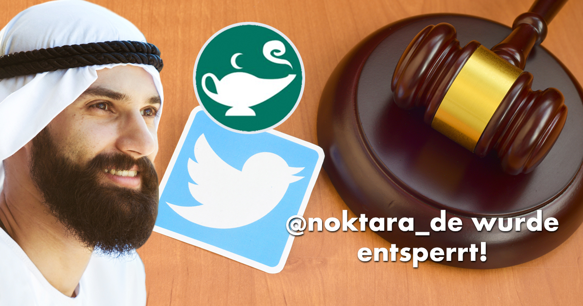 Noktara - Twittersperre aufgehoben - Danke für eure Solidarität