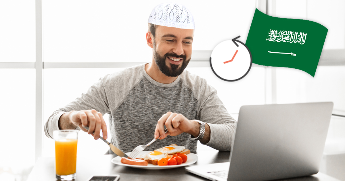 Noktara - Typ fastet mit Saudi-Arabien, damit er 2 Stunden früher essen kann