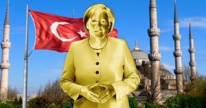 Noktara - Türkei bedankt sich für Erdogan-Statue mit goldener Angela Merkel