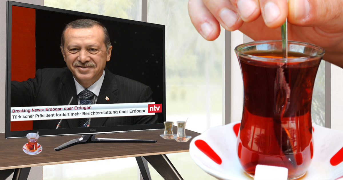 Noktara - Türkisches Trinkspiel - Ein Çay, sobald deutsche Medien Erdogan nennen