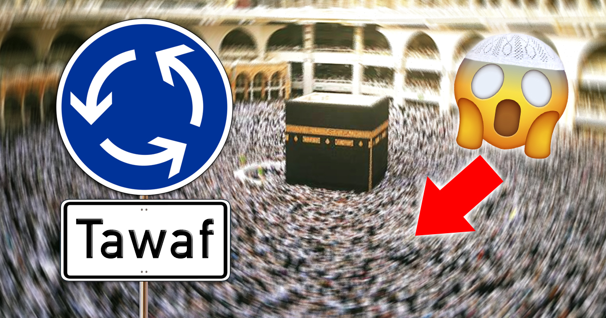 Verkehrswarnung beim Tawaf: Verwirrter Pilger umkreist Kaaba als "Geisterfahrer"