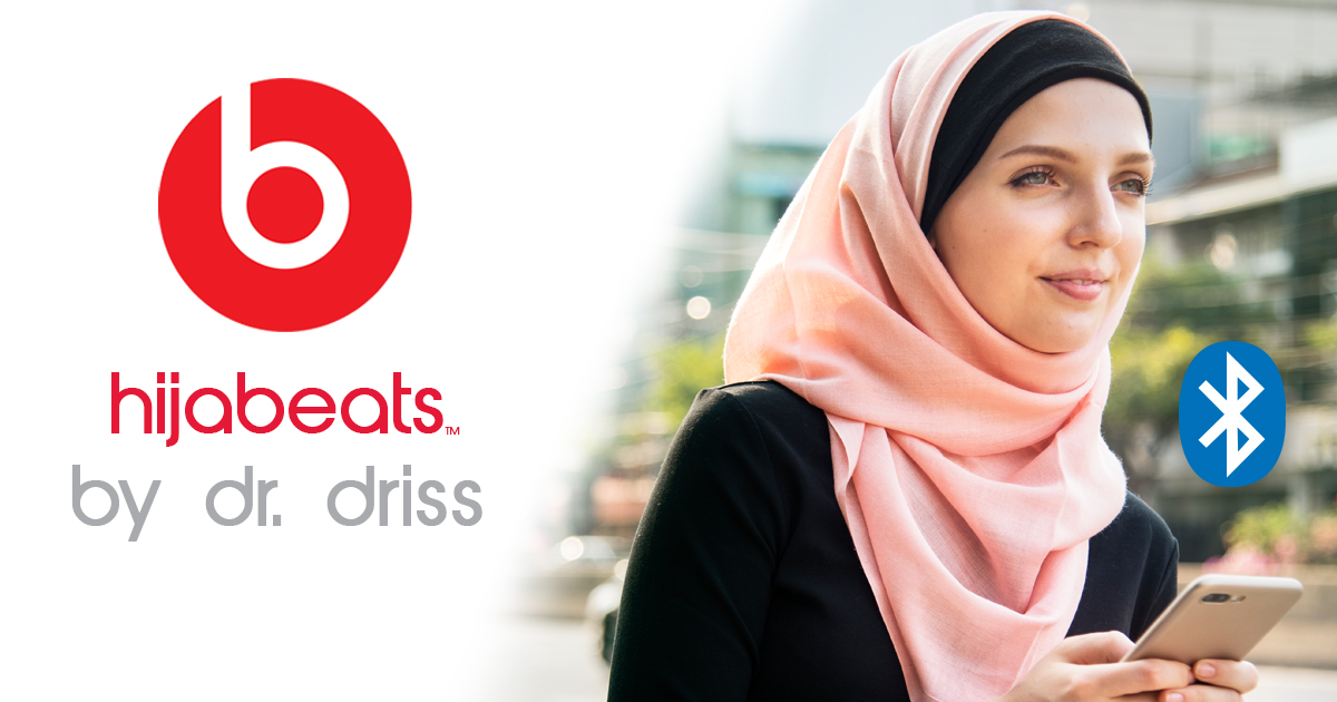 Noktara - hijabeats by dr. driss - Kopftuch mit eingebauten Bluetooth-Kopfhörern