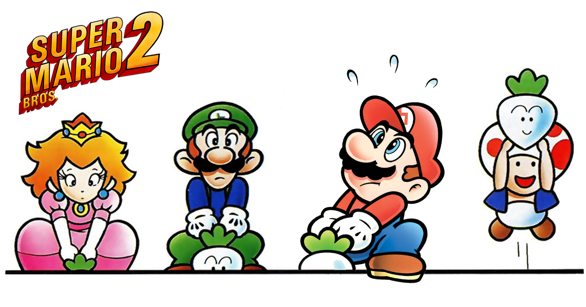 Super Mario Bros 2 Steckrüben