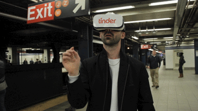 Tinder als VR-App.